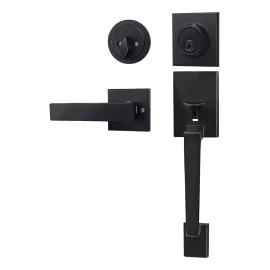 Banna Cerradura De Puerta De Entrada De Casa Moderna Elegante Negra Es Extensible De 60 Mm A 70 Mm Cerradura De Seguridad Cerraduras Para Puertas Manija De Puerta Chapas Para Puertas
