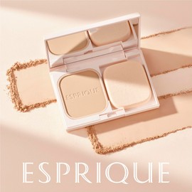 Esprique OC-410 Ocre SPF22/PA++ Foundation Nude Cover, Long Stay Pact with Sponge, Refilling, 0.3 oz (9 g), Firmly Covered, Pores, Color Unevenness, Skin Feeling