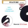KINGOU Black EVA Road Bicycle Handlebar Tape Bike Bar Wraps