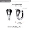SILVERCUTE 925 Sterling Silver Earrings for Men and Women Stud