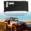 D-Lumina Soft Top Window Storage Bag Compatible with Jeep Wrangler