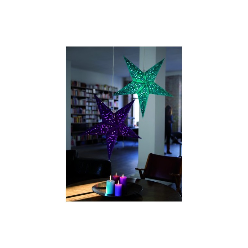 Windworks E01249 Paper Star, Luminous Star Mono Red