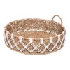 Atmosphera Palm Tray, Macrame, Beige
