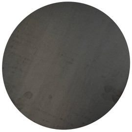 Round Weldable 12 Gauge Hot Rolled Mild Steel Plate Mill Finish (12 Inch Diameter, Pack of 1) - Made in USA