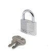 Master Lock 9140EURD Padlock with Aluminium Key, Grey, 4 x