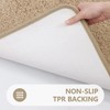 smiry U-Shape Toilet Mat, Extra Soft Pedestal Mat for Toilet,