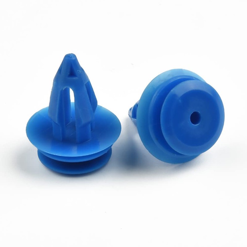50pcs Blue Plastic Front Rear Wheel Arch Moulding Fasteners for