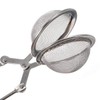 SUNTRADE Handle Stainless Steel Mesh Snap Ball Loose Leaf Tea