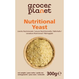 Grocer Planet - Nutritional Yeast Flakes (300g) - Natural | GMO Free | Vegan Friendly