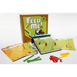 Gen42 Games Feed Me! Gravity logic game, 40 Levels, Challenging Puzzle Game, Marble Run Puzzle.