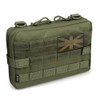 WYNEX Tactical Molle Admin Pouch, Upgrade Material Semi-Hidden Zipper &