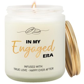 Goiicoln Engagement Gifts for Couples, Wedding Lavender Scented Candle Gifts, Bridal Shower Gifts for Bride Gifts, Fiance Gifts for Women, in My Engaged Era Candle, Christmas Gifts Home Decoration