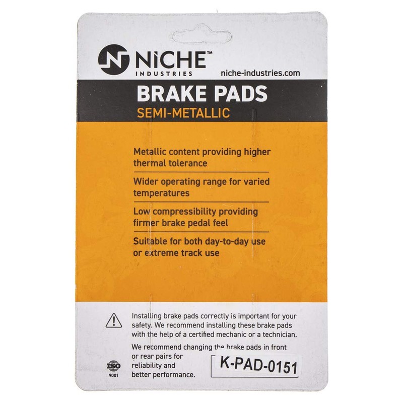 NICHE Brake Pad Set for Ducati Multistrada 1200S 61341101A 61341161A
