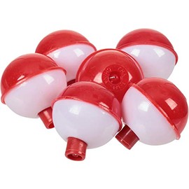 Round SNAP-ON Floats 2.5" RED/White