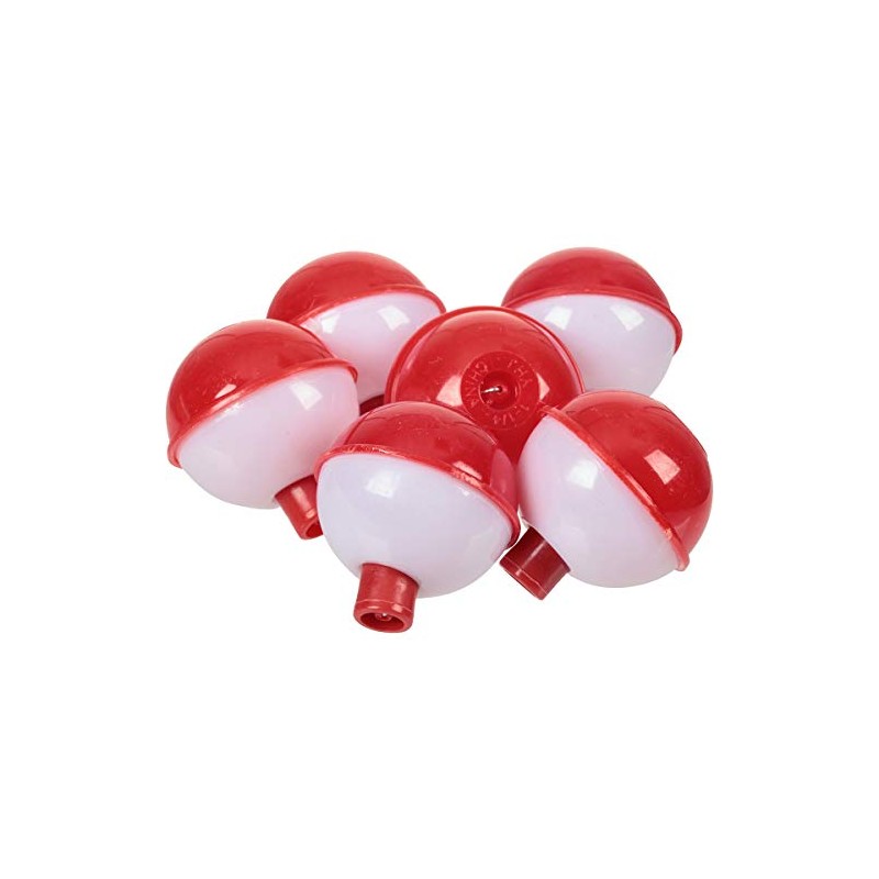 Round SNAP-ON Floats 2.5" RED/White