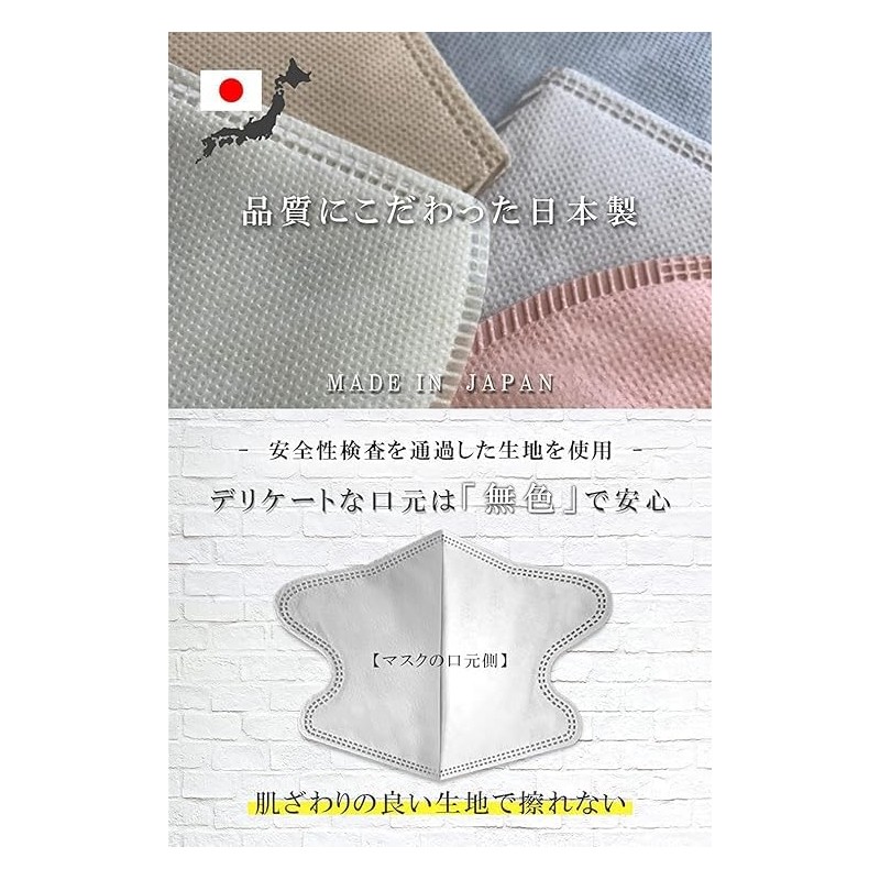 【TJ TRAD JAPAN】[Magazine anan Featured] 3D Non-Woven Small Size Mask,