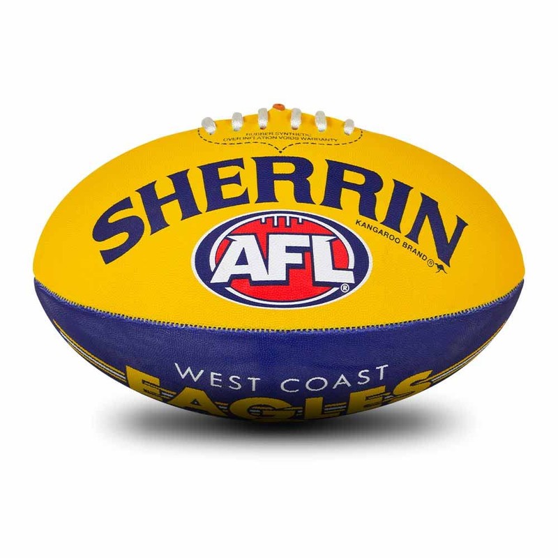 Sherrin West Coast Eagles AFL Club Football, Size 5