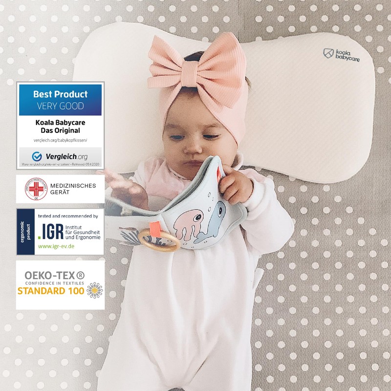 Orthopaedic Baby Pillow It Prevent Plagiocephaly - Koala Babycare® -
