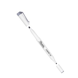 Sharpie S-Note Duo Highlighter | Light Gray Ink | Dual Ended Creative Marker | Water-Based | Bullet & Chisel Tip for Highlighting, Drawing, Journaling & More | 1 Single Count