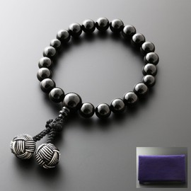 Fighters 仏壇 is, Wrinkle Buddha Mala Bead Men's Silk 2 Colors 梵天 Tufted Black Onyx 20 Ball [Onyx] [Mala Bag Set] M – 010 Kyoto 念珠 All Sect Will Last For Many Years