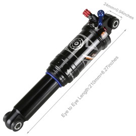 DNM AOY-38RC Mountain Bike Bicycle Air Rear Shock - Rebound/Lock out/Air Pressure Adjustable- 210x53mm