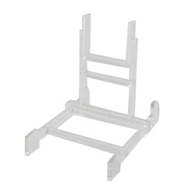 Tincogo Two Part Adjustable Clear Acrylic Plastic Display Stand Easel (set of 5)