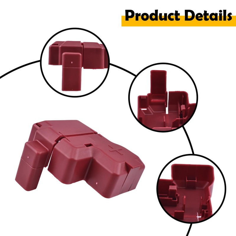 Etersec 24345-7991B Positive Battery Terminal Cover Cap Compatible with Nissan