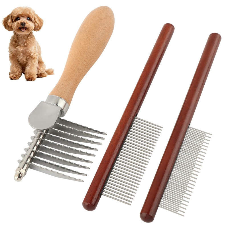 Dematting Comb for Dogs, Dematting Tool for Dogs & Cats,