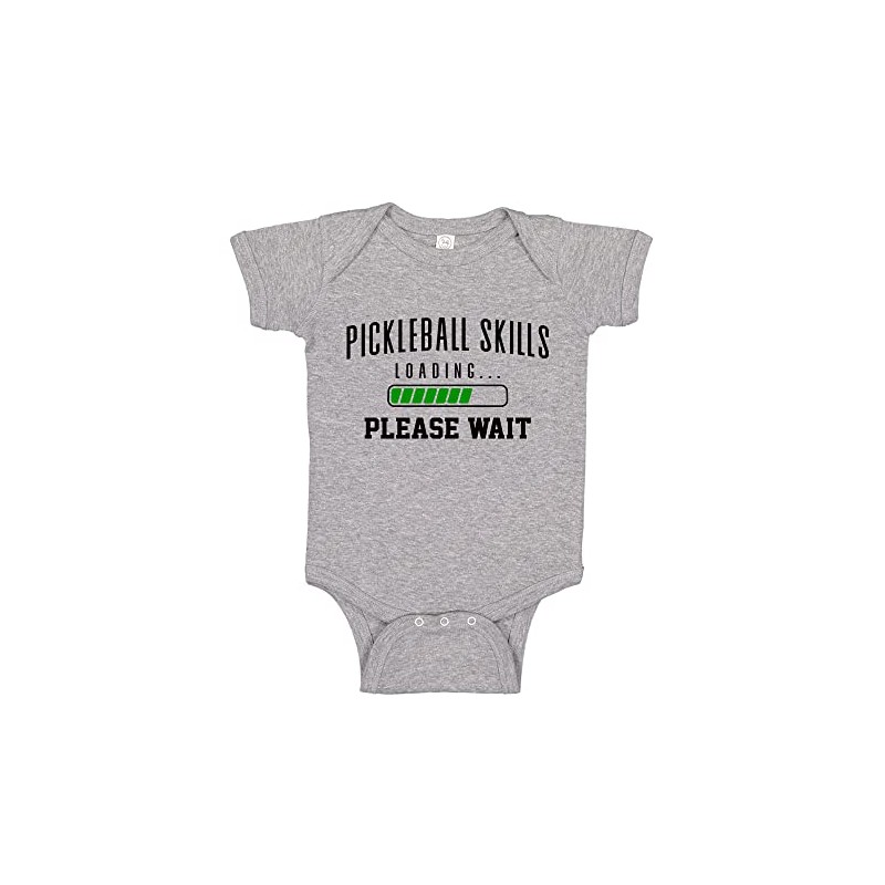 The Shirt Den Pickleball Skills Loading Please Wait Baby Bodysuit