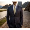 Shlax & Wing Fashion Classic Men's Extra Long Yellow Paisley