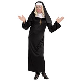 W WIDMANN MILANO Party Fashion - Costume Nun Tunic, Headpiece, Monastery, Clergy, Themed Party, Carnival