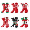 HIULLEN Magnetic Christmas Socks, 6 Pairs of Hand in Hand