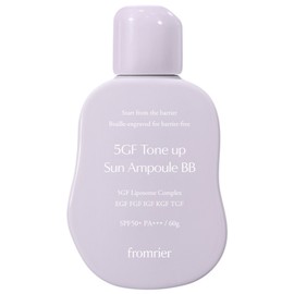 Padéfree Fromlie 5GF Tone-up Sun Ampoule BB Tone-up Sun Cream Mixed Tea EGF FGF IGF, 02 Purple, 60g, 1 Piece / 파데프리 프롬리에 5GF 톤업 선 앰플 비비 톤업 선크림 혼합자차 EGF FGF IGF, 02 보라, 60g, 1개