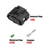 X AUTOHAUX 1 Set 6 Pin No.9098012303 Accelerator Pedal Connector