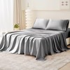 Axyu Bedding Set, Full Size Bed Sheets, 4 Pcs Luxury