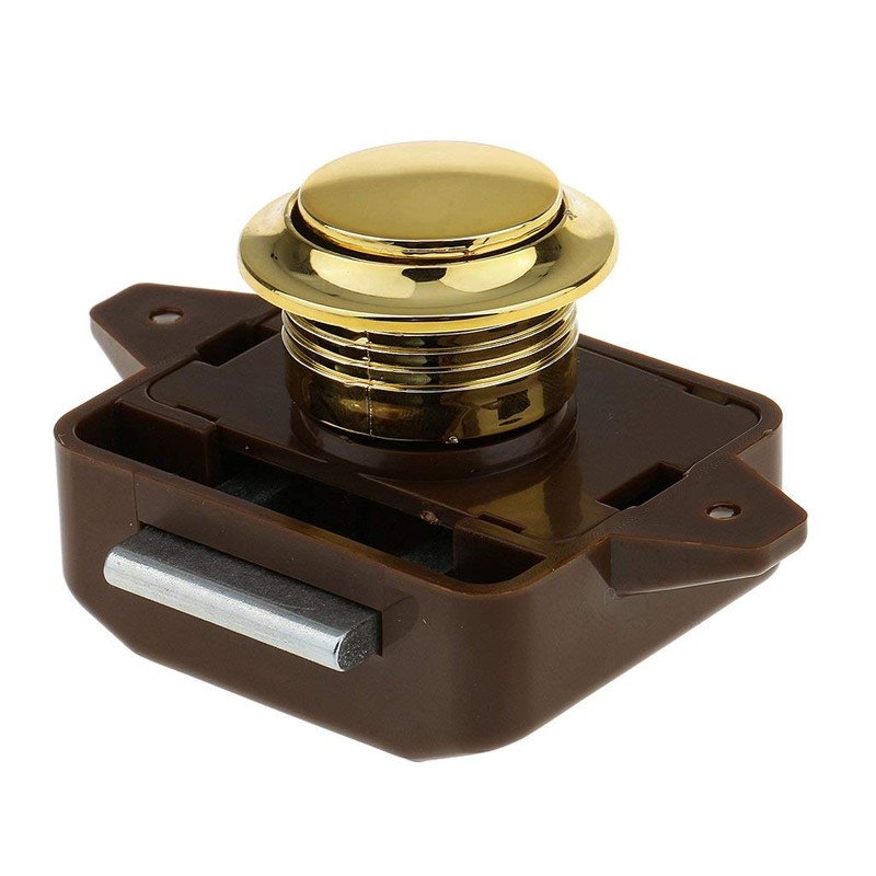 SHANGHh Keyless Push Button Cabinet Latch fit for RV Caravan