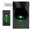 X AUTOHAUX Interior AC 250V/20A LED Rocker Switch On-Off 3