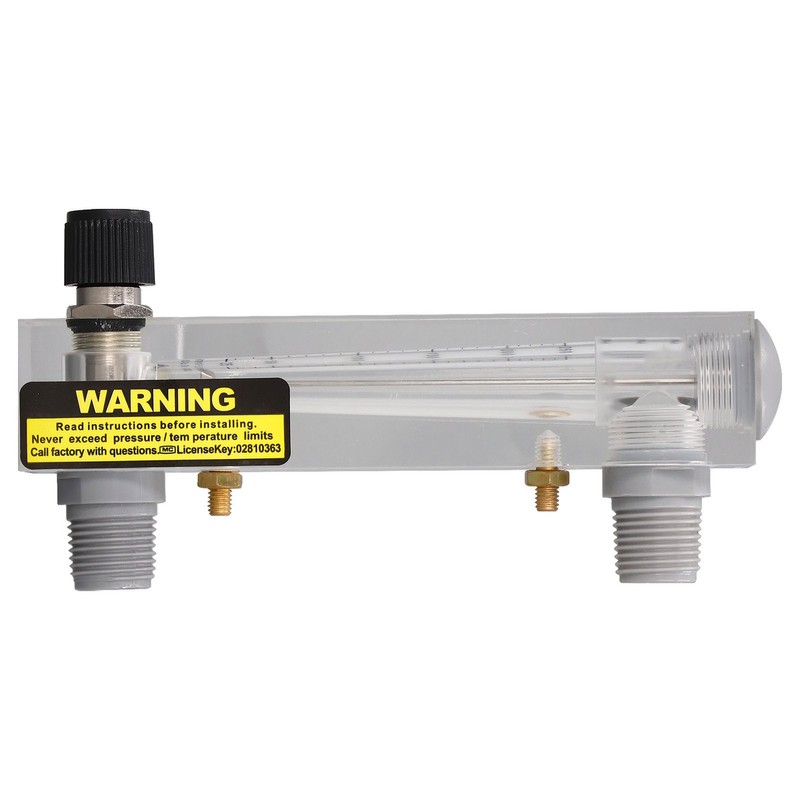 Panel Flowmeter Adjustment Large Measurement Range High Accuracy Transparent Acrylic