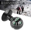 Car Portable Compass, Car Boat Mini Dashboard Suction Mount Navigation