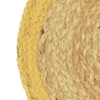 Walton & Co. 35cm Ochre Fiesta Circular Jute Placemat