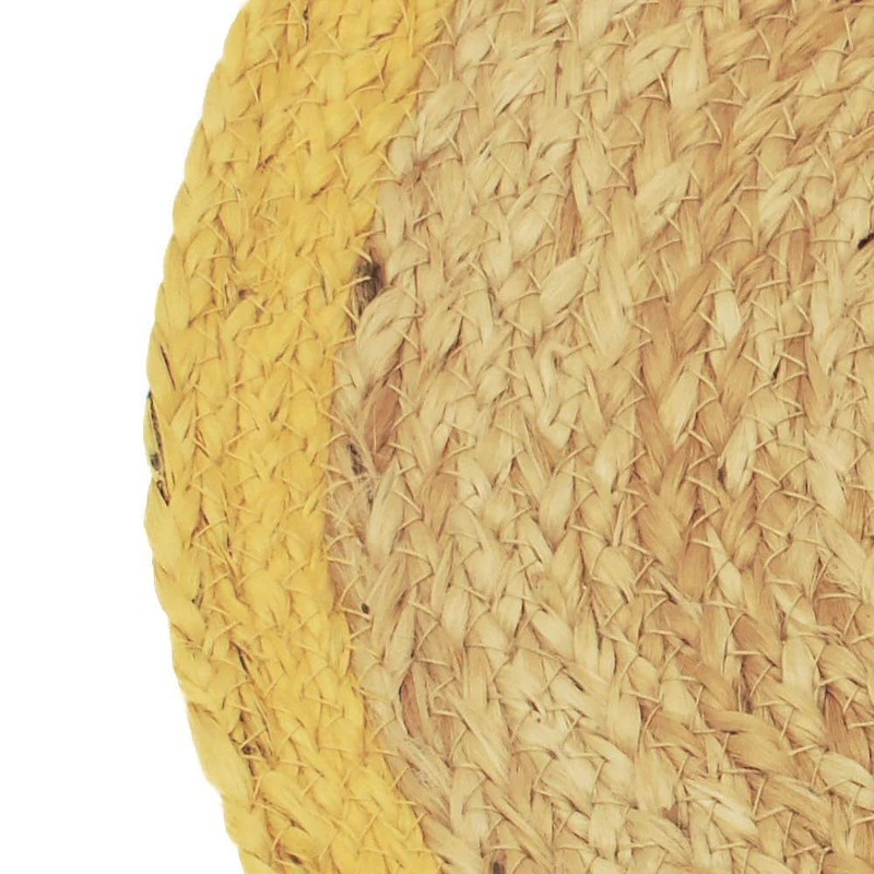 Walton & Co. 35cm Ochre Fiesta Circular Jute Placemat