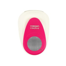 Vaessen Creative Motif Punch Circle Diameter 3.3 cm for Craft Paper, Coloured Paper, Scrapbook Paper or Decoupage Paper