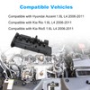 WATERWICH Engine Valve Cover with Gasket Compatible with Hyundai Accent,