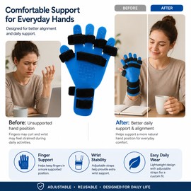 Thumb Support Hand Brace for Finger Positioning – Lightweight Wrist Splint Board for Daily Hand Support