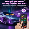 Aolawco Devil Eyes Light for Cars, 10 x 35 cm