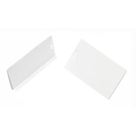 Oregon Lamination Hot Laminating Pouches Luggage Tag (Pack of 200) 10 mil 2-1/2 x 4-1/4 White/Clear [with Slot]