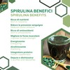 ERBOTECH Spirulina Tablets, 400 g Pack, Approx. 1600 Capsules, 100%