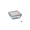 Pyrex Cook&Freeze Square Container with Lid, 15 x 15 cm