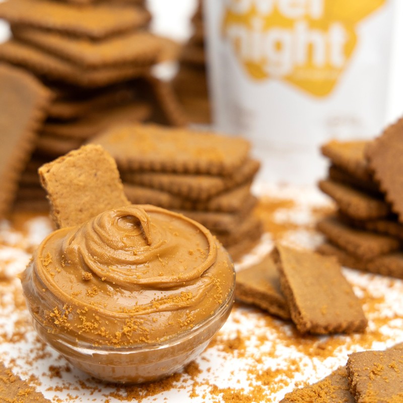 Oats Overnight Cookie Butter - Overnight Oats with 20g Whey