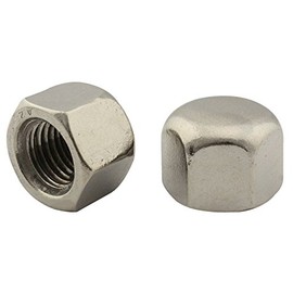 Cap Nuts (Low Shape) - M12 - (Pack of 10) - DIN 917 - Hexagonal Acorn Nuts - Stainless Steel A2 (V2A) - SC917 - SC-Normteile